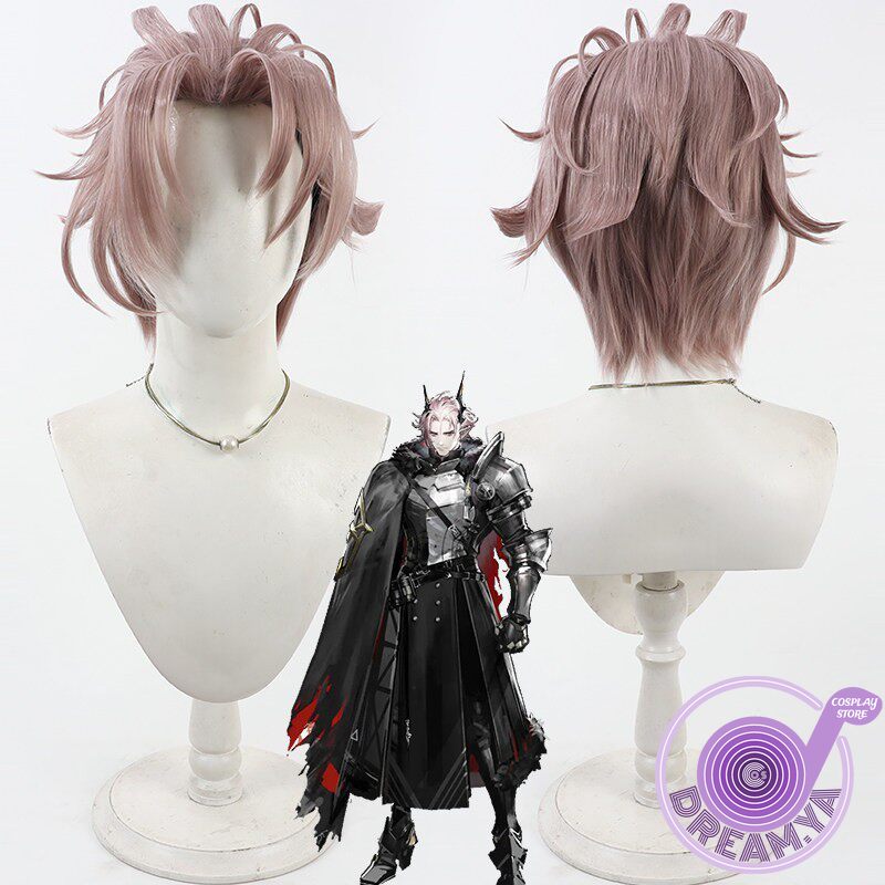 Anime Cosplay Wig Heat Resistant - Wig Cosplay Theresis Arknights Rambut Sintetis