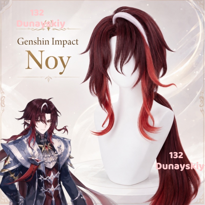 Anime Cosplay Wig Heat Resistant - Wig Cosplay Genshin Impact Noy Snezhnaya