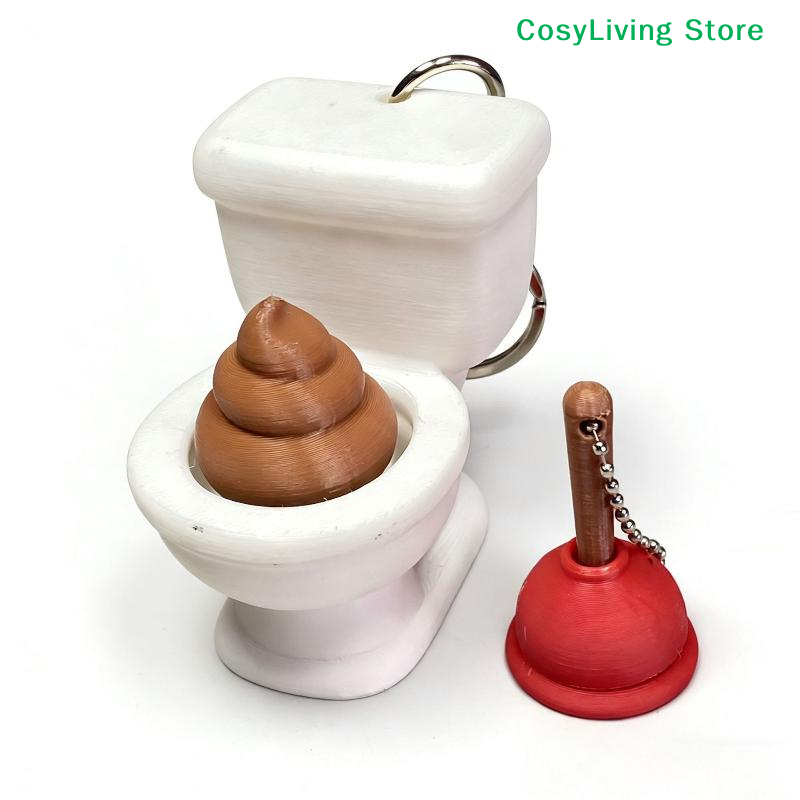 Novelty Gifts - [CL]1/2 Buah Gantungan Kunci Penenang Tombol