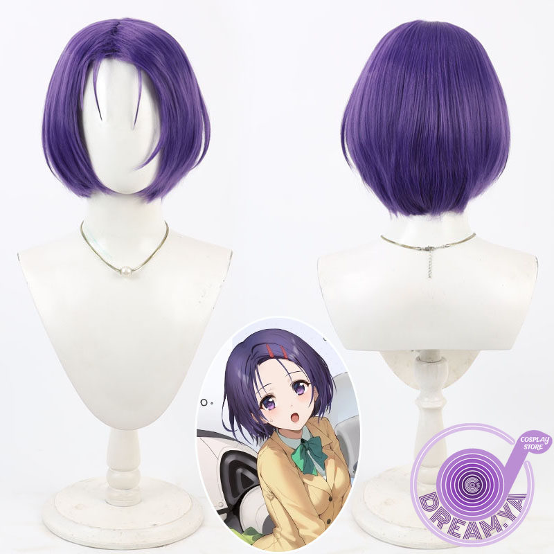 Anime Cosplay Wig Heat Resistant - Wig Cosplay Sairenji Haruna Rambut Sintetis