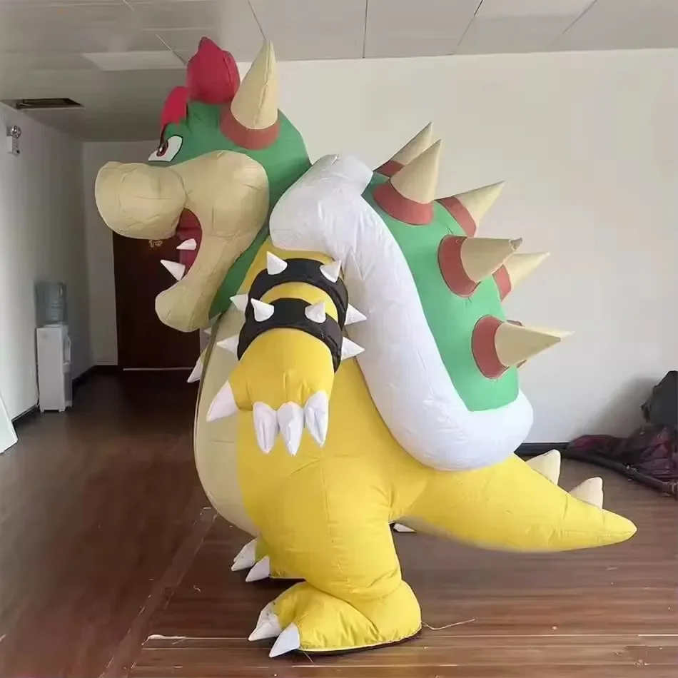 Inflatable Dinosaur Costume Adult - Kostum Boneka Maskot Kura-kura Naga Tiup