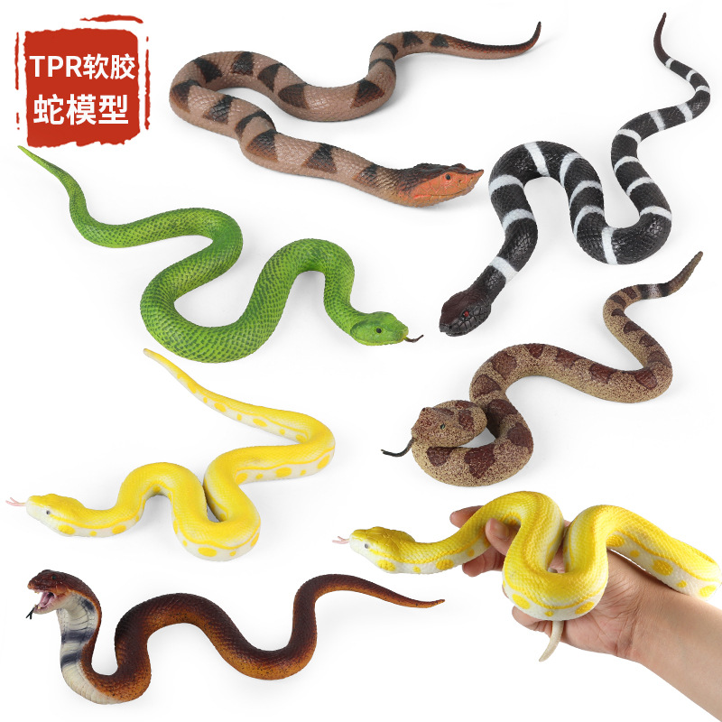 Prank Toys - Simulasi hewan karet lembut ular ular