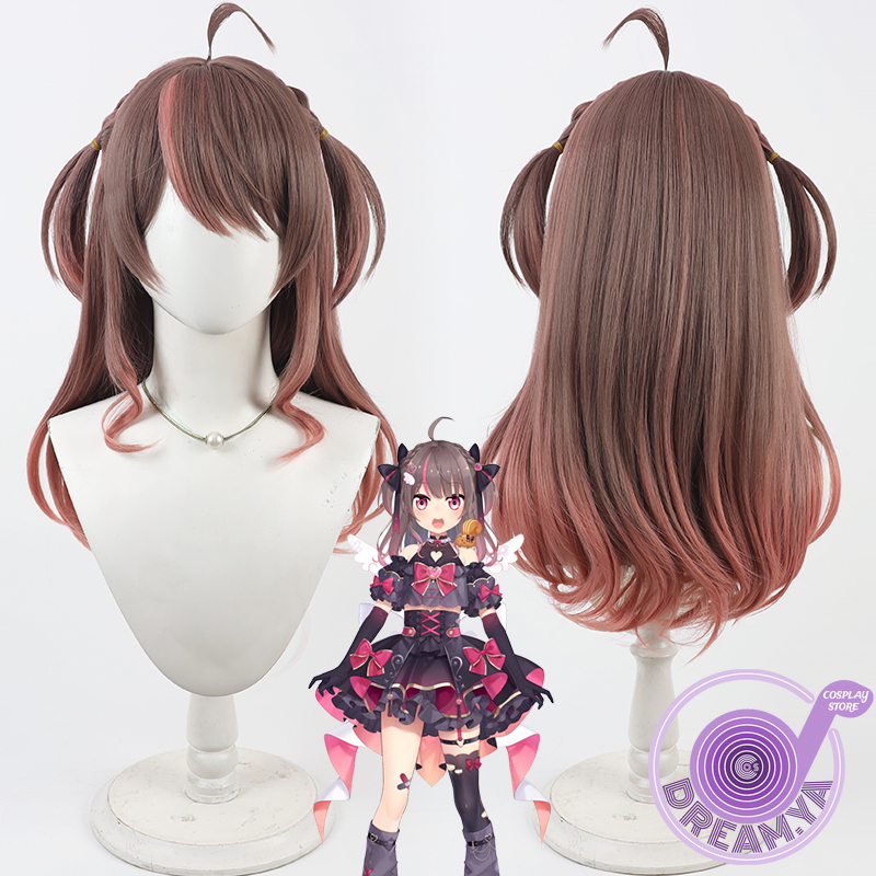 Anime Cosplay Wig Heat Resistant - Wig Cosplay Natsuiro Matsuri Vtuber Rambut