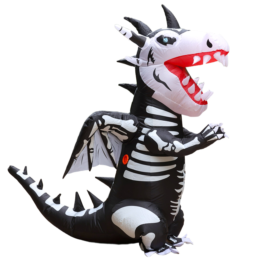 Inflatable Dinosaur Costume Adult - Kostum Dinosaurus Tiup Halloween untuk Dewasa,