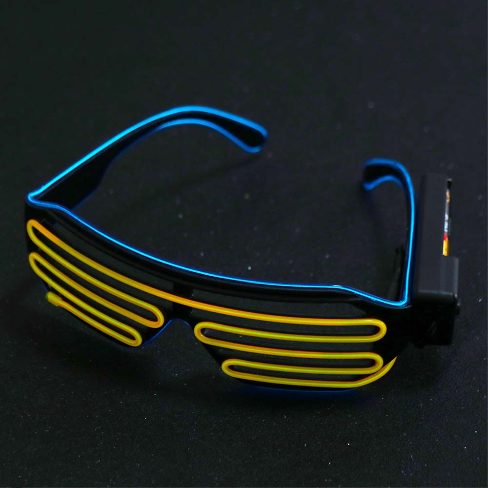 Kacamata LED Nirkabel Bercahay - Glow In The Dark Party Glasses ulasan dan harga