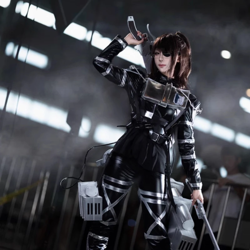 Kostum Mikasa Ackerman Attack  - Medieval Renaissance Dress Women ulasan dan harga
