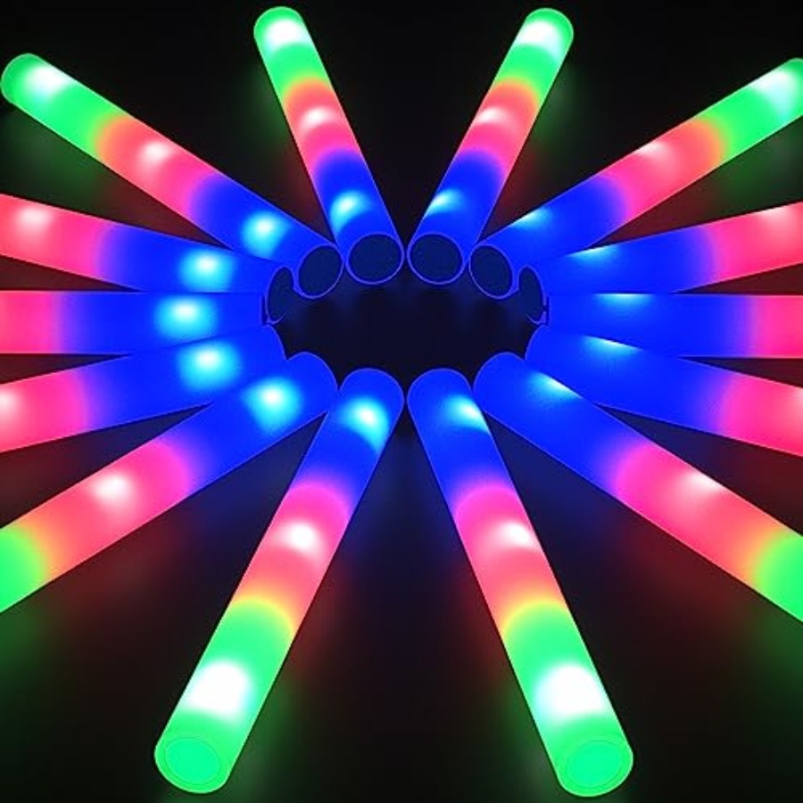 Paket Grosir Tongkat Busa Berc - Flashing Led Foam Sticks Party ulasan dan harga