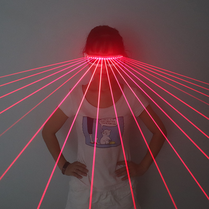 Kacamata Laser Merah 650nm Ala - Glow In The Dark Party Glasses ulasan dan harga