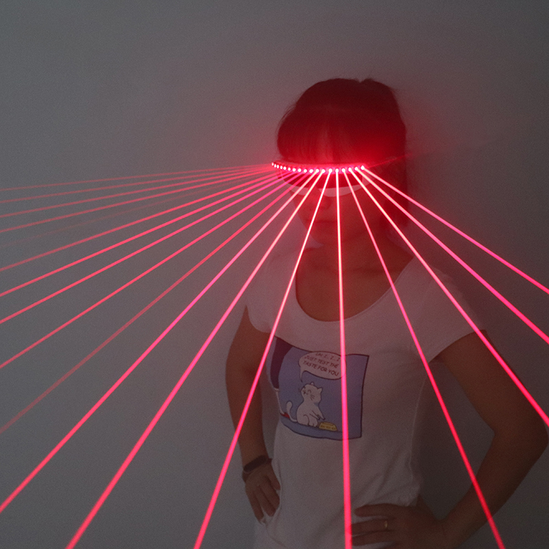Kacamata Laser Merah 650nm Ala - Glow In The Dark Party Glasses ulasan dan harga
