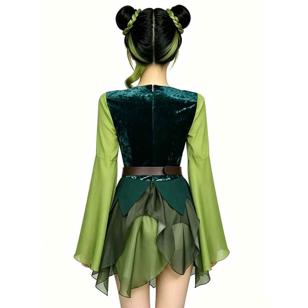 Gaun Cosplay Elf Abad Pertenga - Medieval Renaissance Dress Women ulasan dan harga