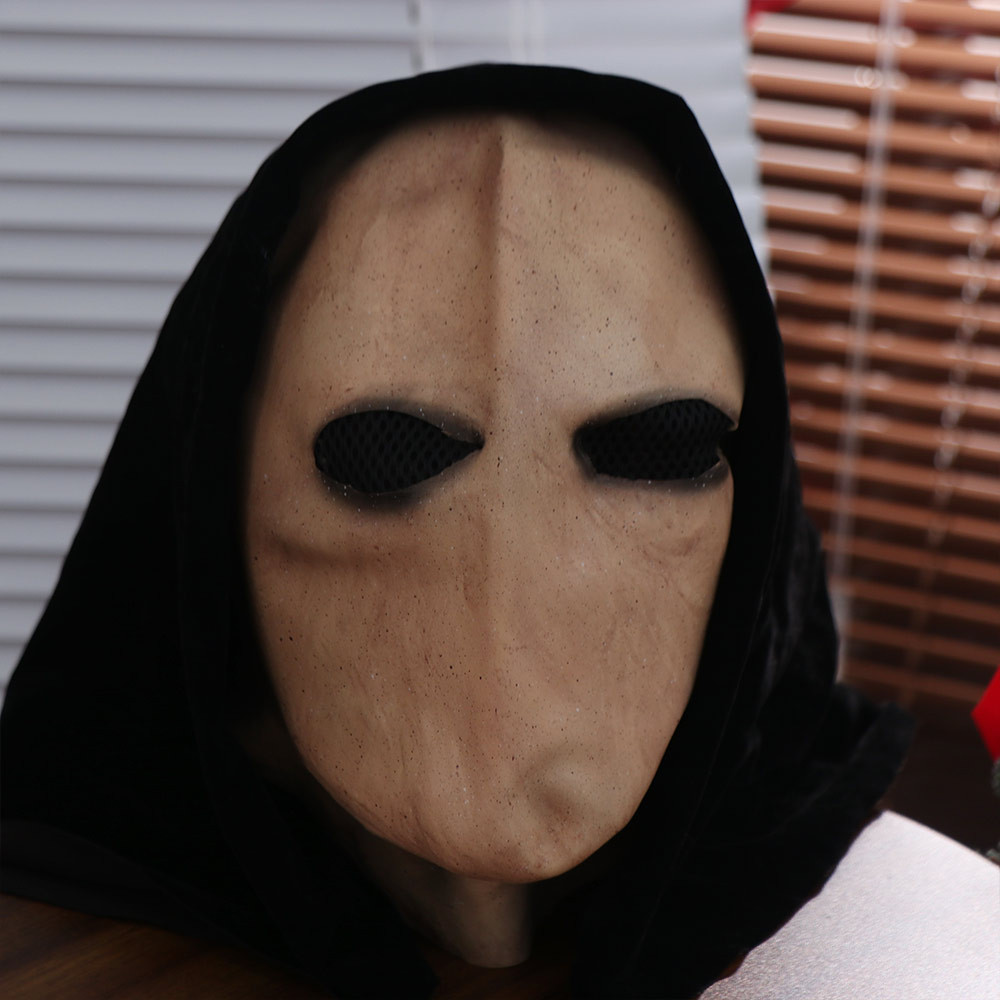 Topeng Slenderman Halloween, T - Latex Alien Mask Realistic ulasan dan harga