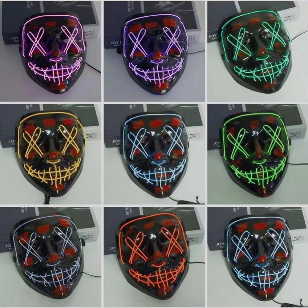 Topeng Halloween untuk Pria Wa - Led Purge Mask Halloween ulasan dan harga