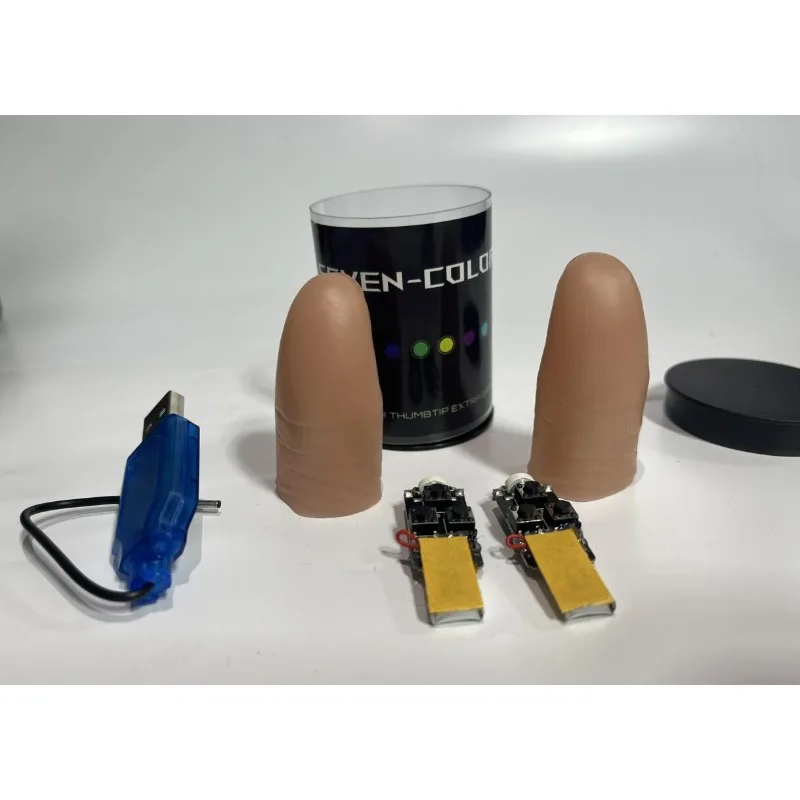 Lampu LED tujuh warna Super ri - Thumb Tip Magic Trick Set ulasan dan harga