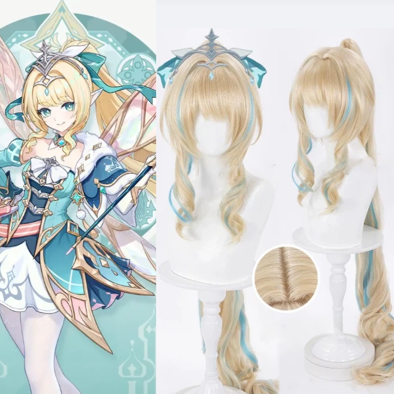 Wig Cosplay Game Genshin Impac - Anime Cosplay Wig Heat Resistant ulasan dan harga