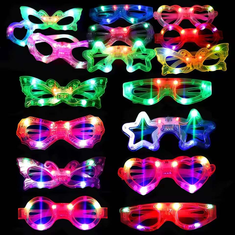 Kacamata Glow In The Dark Gros - Glow In The Dark Party Glasses ulasan dan harga