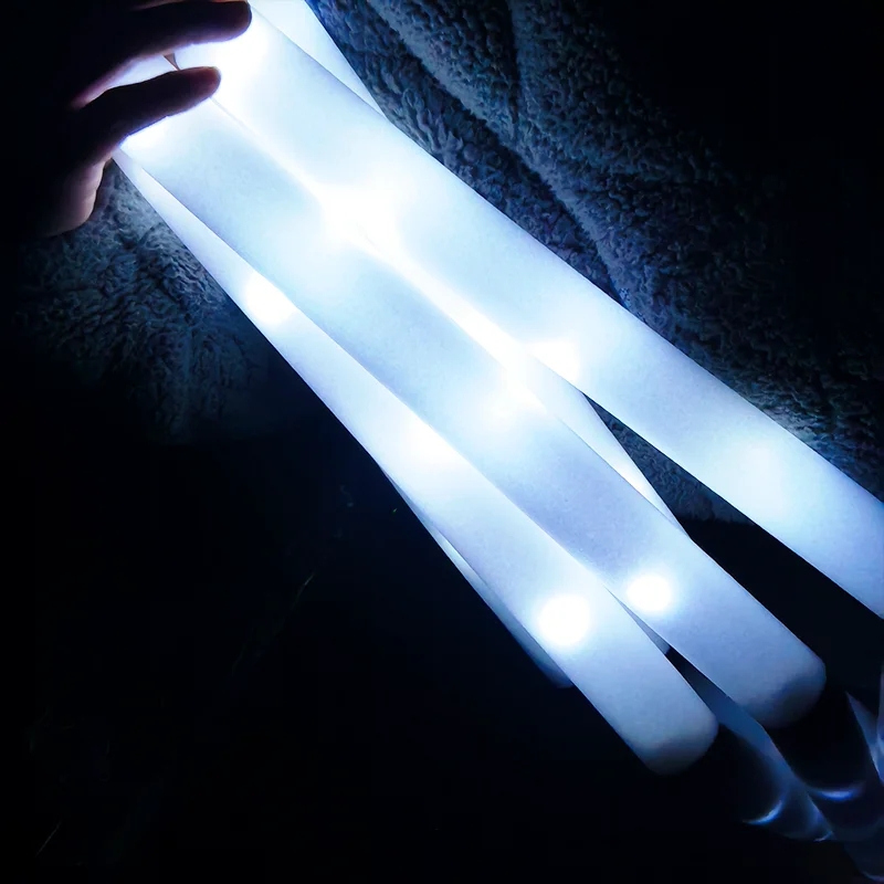 Tongkat busa LED cahaya putih, - Flashing Led Foam Sticks Party ulasan dan harga