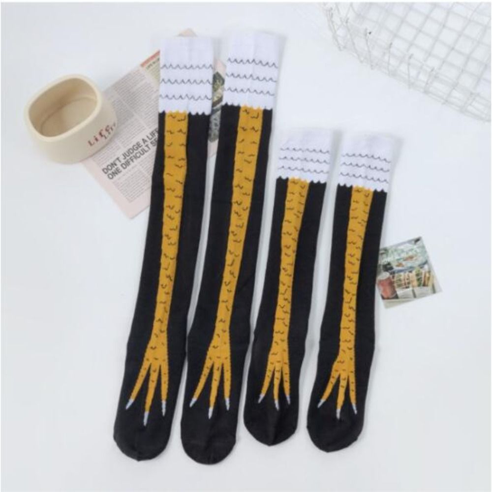 Kaus kaki ayam tabung tinggi k - Funny Chicken Leg Socks ulasan dan harga
