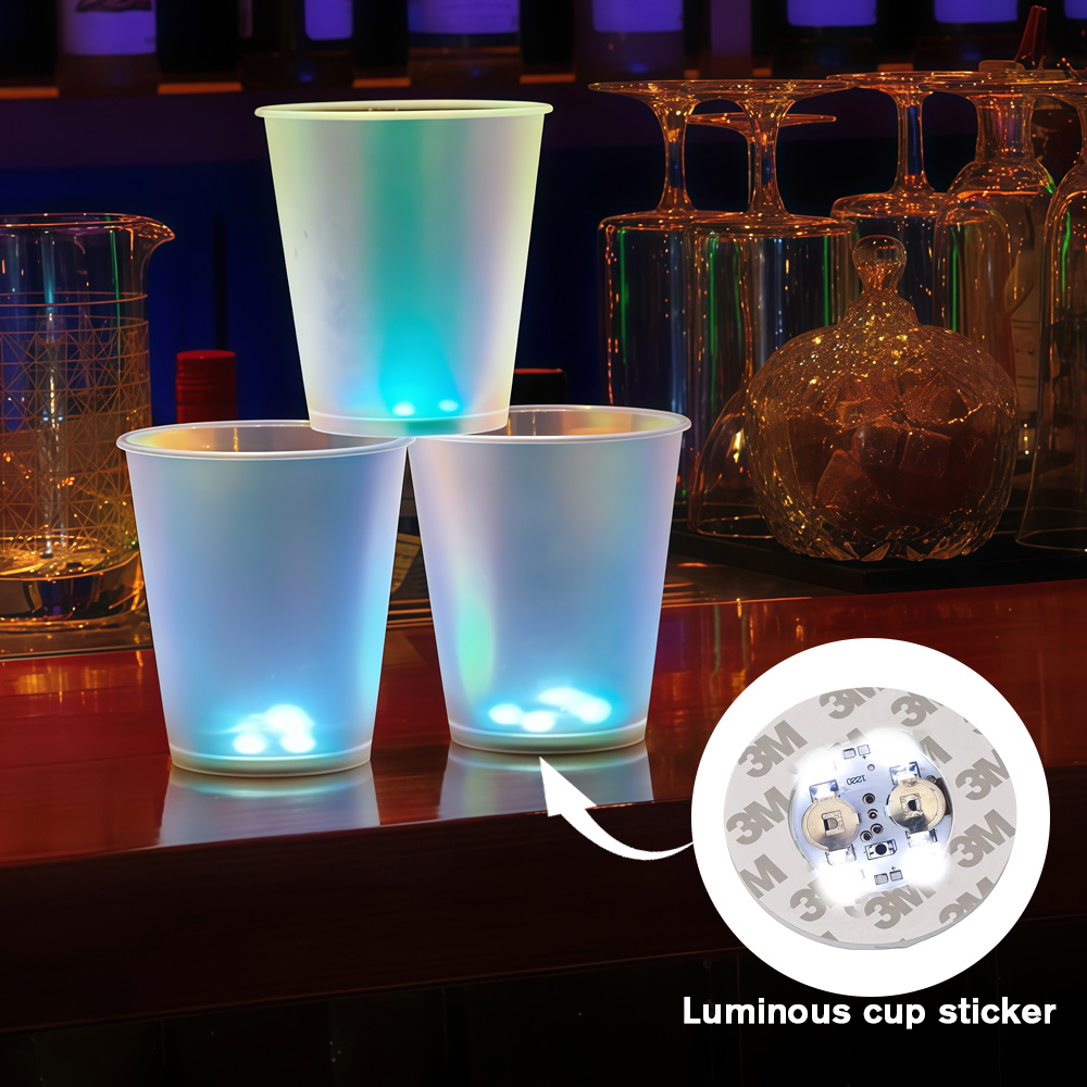 10pcs Gelas LED Menyala dalam  - Glow In The Dark Party Glasses ulasan dan harga