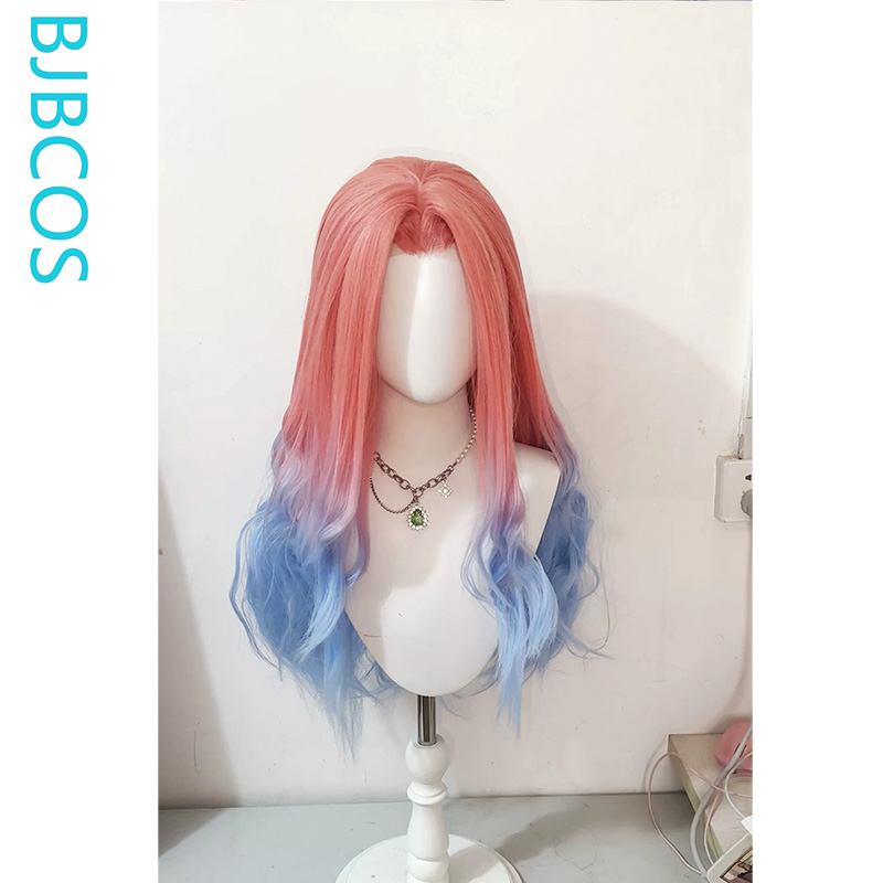 Wig yang ditata ‌ Wig Cosplay  - Anime Cosplay Wig Heat Resistant ulasan dan harga