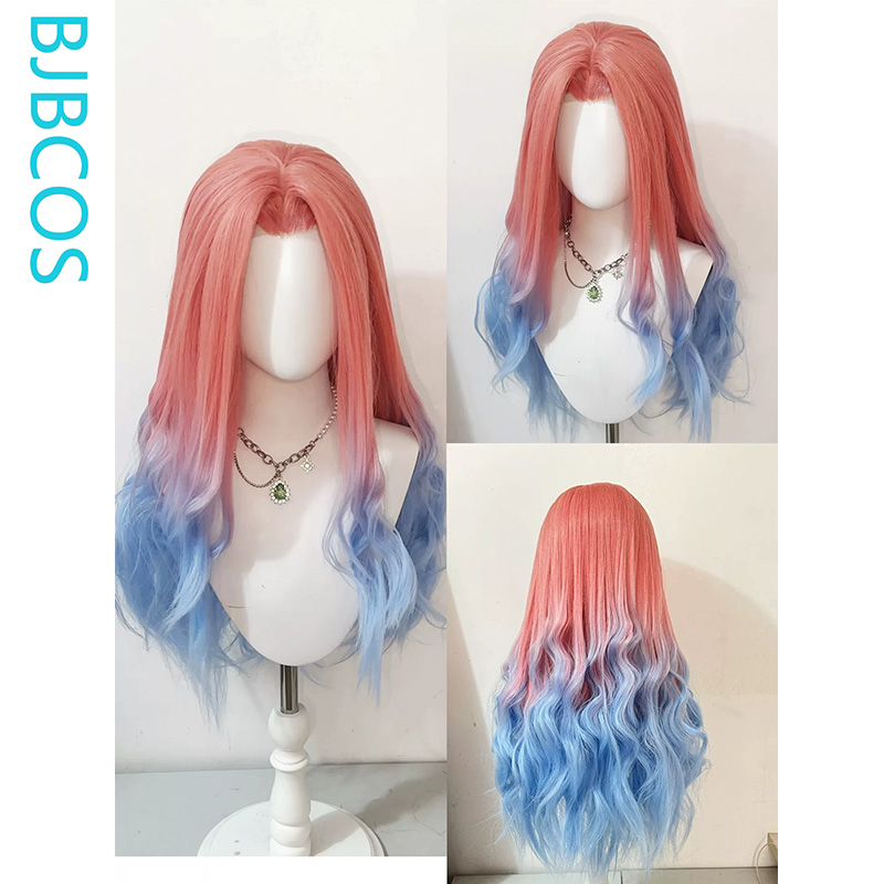 Wig yang ditata ‌ Wig Cosplay  - Anime Cosplay Wig Heat Resistant ulasan dan harga