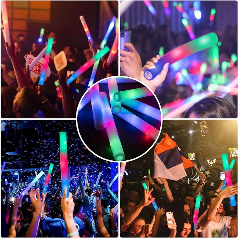 【Penawaran Besar】Stik Pijar LE - Flashing Led Foam Sticks Party ulasan dan harga