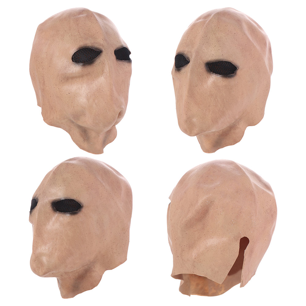 Topeng Slenderman Halloween, T - Latex Alien Mask Realistic ulasan dan harga