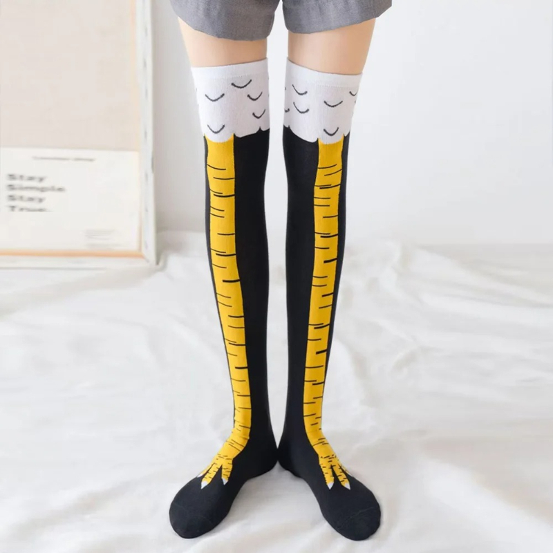 Kaos Kaki Panjang Motif Cakar  - Funny Chicken Leg Socks ulasan dan harga