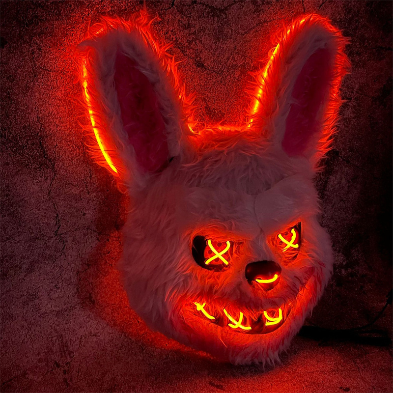 Topeng Kelinci Topeng Beruang  - Led Purge Mask Halloween ulasan dan harga